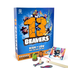 13 Beavers Board Game: Fun Family Board Game for Ages 7+ | 2-6 Players | Best New Board Games for Kids, Teens and Adults