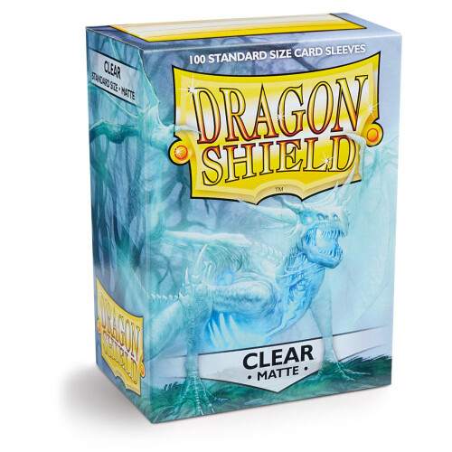 Dragon Shield 11001 Matte Standard Size Sleeves 100pk-Clear 2