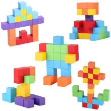 GAGAKU Magnetic Building Blocks - Magnetic Cubes Magnetic Blocks for 3 4 5 6 7 8 Years Magnet Building Blocks Number Preschool STEM Educational