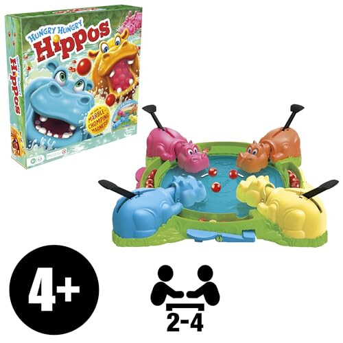 Hasbro Hungry Hungry Hippos Board Game 1