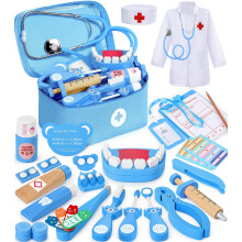 Ophy Doctors Set for Kids, Wooden Kids Doctors Sets with High simulation Stethoscope Pretend Medical Playset for Kids 3+ Year Old Educational Toys