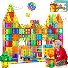 Magnetic Tiles Building Blocks,100pcs Magnetic Tile for Kids Toys Sets,Magnet Tiles Construction 3D Kit Educational STEM Magnet Toys for 3 4 5 6 7 8