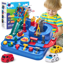 hahaland Kids Toys for 3 Year Old Boys Car Race Track Boys Toys Age 3 4, Adventure Vehicles Toy Learning & Intelligence Educational Toys Gifts for 3 4