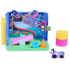 Gabby?s Dollhouse, Carlita Purr-ific Play Room with Carlita Toy Car, Accessories, Furniture and Dollhouse Deliveries, Kids? Toys for Ages 3 and up