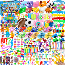 DIYDEC 450pcs Party Bag Fillers, Bulk Small Assortment Unisex Prize Box Toys Classroom Rewards Goodie Loot Party Bag Fillers Toys for Boys Girls