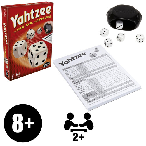Hasbro Yahtzee Score Pad Board Game 2