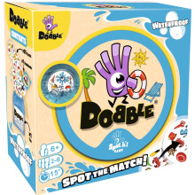 Asmodee | Dobble Waterproof | Card Game | Ages 6+ | 2-8 Players | 15 Minutes Playing Time