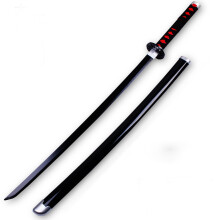 SHASHAYA Demon Slayer Sword 75cm(35in) Bamboo Samurai Sword Katana Sword,Handmade Katana Anime Cosplay Props,Bamboo Blade Toys for Kids,Boys Girls