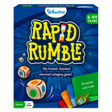 Skillmatics Rapid Rumble - Fast-Paced Board Game for Kids, Teens & Adults, Fun for Family Game Night & Educational Toy, Quick-Thinking Card Game, Gift