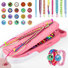 Bracelet Making Kit for Girls, Whale Shaped Jewelry Making Kit Crafts for Girls Ages 8-12, DIY Bracelet String Travel Rewarding Activity Set, 7 8 9 10