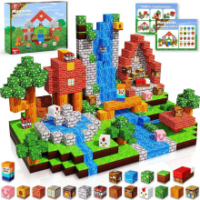 Goody King Magnetic Blocks | 100PCS Magnetic Building Blocks Tiles, Constructions Toys for Boys & Girls Age 3 4 5 6 7 8 9 10 STEM Montessori Stacking