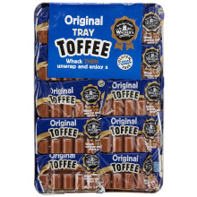 WALKERS Nonsuch Original Creamy Toffee Bars in Traditional Tin Tray 100 g (Pack of 10)