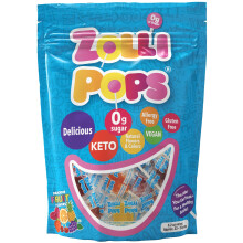 Zollipops The Clean Teeth Pops, Anti Cavity Lollipops, Delicious Assorted Flavors, 5.2 ounces, 25 Count