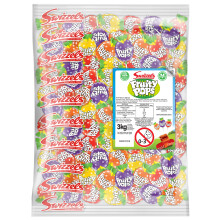 Swizzels Fruity Pops Lollies, Bulk Sweet Bag of Fruity Pop Lollipops 3kg (Pack of 1)