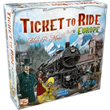 Days of Wonder | Ticket to Ride Europe | Board Game | Ages 8+ | 2-5 Players | Average Playtime 30-60 Minutes