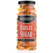 Original Barley Sugar Retro Boiled Sweets Gift Jar by Berrymans Sweet Shop - Classic Sweets, Traditional Taste.
