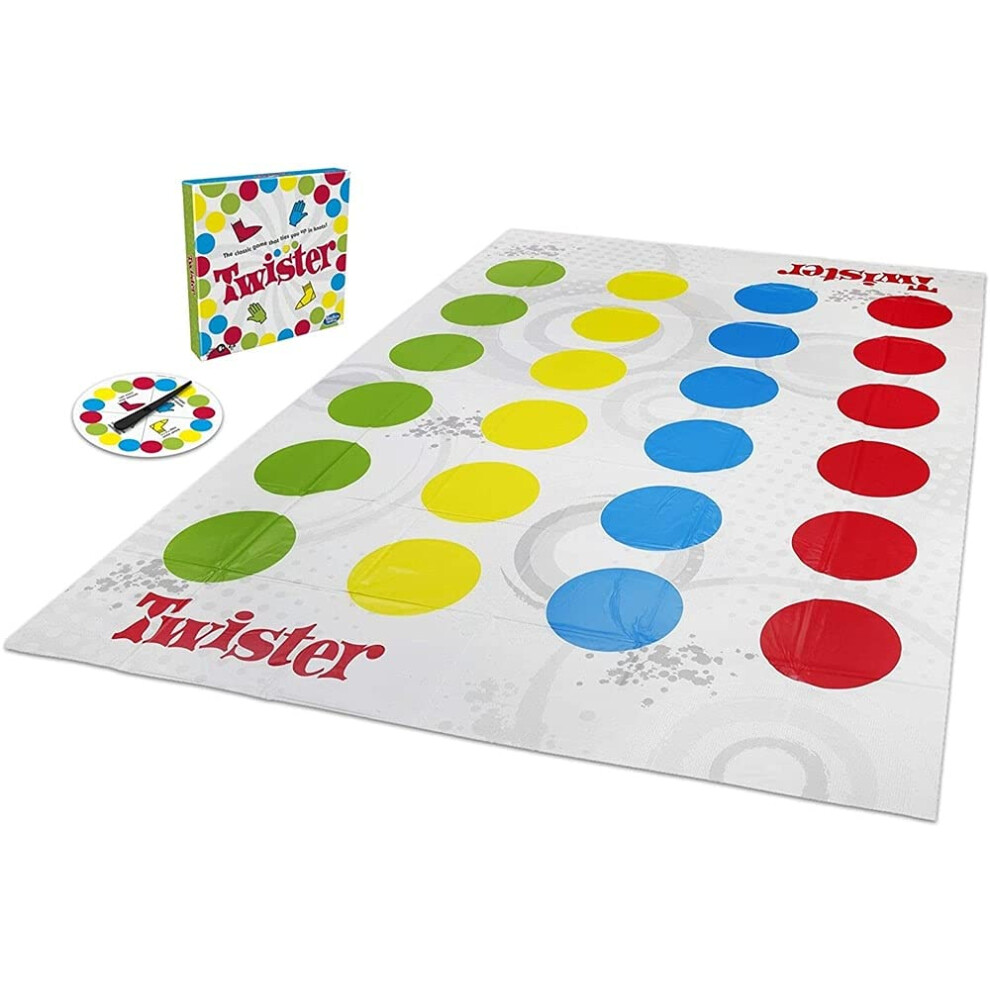 Hasbro Gaming Twister Game, Easter Gifts For Kids, Outdoor Family Games, Fun Party Game, Ages 6+