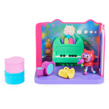 Gabby?s Dollhouse, Groovy Music Room with Daniel James Catnip Figure, Accessories, 2 Furniture Pieces and 2 Surprise Accessories, Kids? Toys for Ages