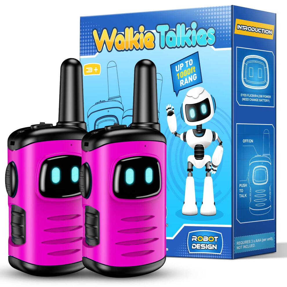 Eutoyz Walkie Talkie, 4 5 6 7 8 Year Old Girl Gifts For 3-12 Year Olds Girl Toys Age 5-9 Kid Toys For Girls Kids Walkie Talkies Outdoor Toys Walky 8000000610744