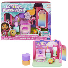 Gabby?s Dollhouse, Sweet Dreams Bedroom with Pillow Cat Figure and Accessories, 3 Furniture Pieces and 2 surprises, Kids? Toys for Ages 3 and above