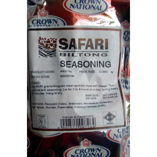 Safari Biltong Seasoning 2kg