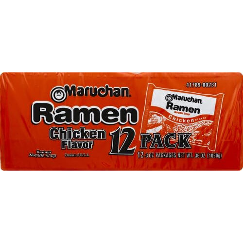 Ramen Noodles Maruchan Chicken flavor 12 pack 1