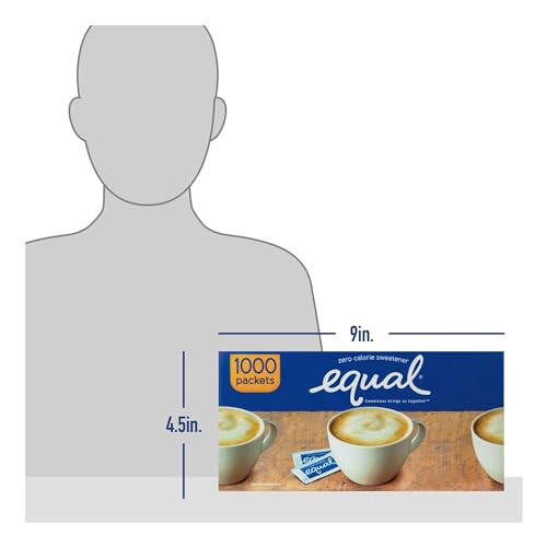 Equal Original Zero Calorie Sweetener 1000 Packets, 35 oz 1