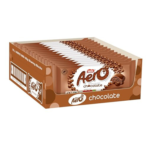 Aero Aero Bubbly Milk Chocolate Sharing Bars, 15 x 90 g 2