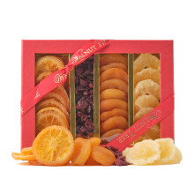 Walnut Tree | Dried Fruits Gift Box | Delicious Selection of Apricots, Cranberry, Pineapple and Kiwi | Suitable for Vegans, Vegetarian, Halal, Kosher