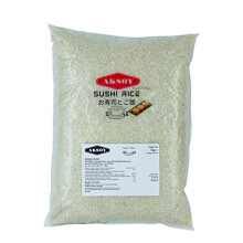 AKSOY Premium Quality Sushi Rice 5KG | Japanese Style Short Grain, Perfectly Sticky, Non-GMO, Ideal for Sushi, Rice Dishes & Asian Cuisine,