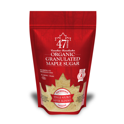 47? Single Source Canadian Organic Maple Sugar (250g)