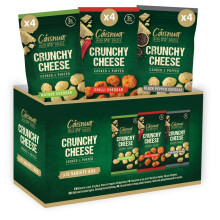 C?isnua Cooked & Puffed Crunchy Cheese Snacks - Mixed Variety Multipack 20g (Pack of 12) - Keto Snacks - 8g Protein - Low Carb - Vegetarian - Gluten