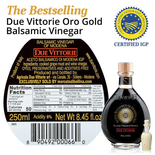 Balsamic Vinegar of Modena PGI Oro Due Vittorie 250ml 1