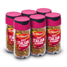 Schwartz Spicy Italian Seasoning , 252 gram(Pack of 6 X 42 gram )