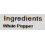 Old India Ground White Pepper 1kg 5