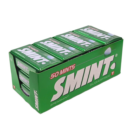 Smint Smint Mints Spearmint, 12 Pack (12 x 35 g) - Packaging May Vary