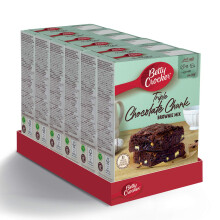 Betty Crocker Triple Chocolate Brownie Cake Mix 415g (Pack of 6)