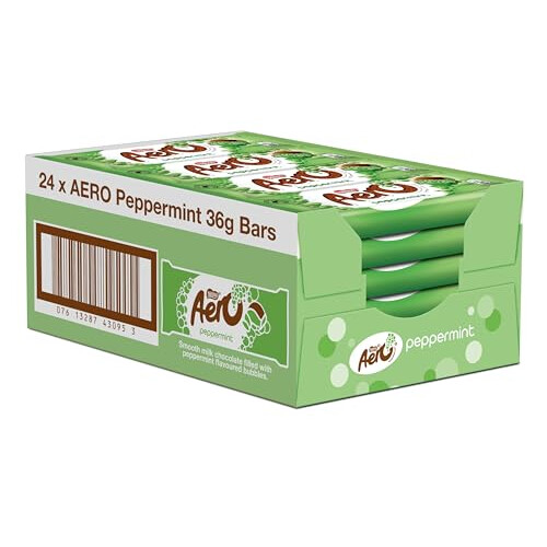 Aero Aero Bubbly Peppermint Mint Chocolate Bars, 24 x 36 g 2