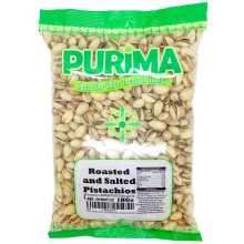 Salted Pistachio Nuts 1kg - Roasted and Salted Pistachios - Dry Oven Roast Salty Unshelled Kernels - Pub Snacks Large JUMBO Bulk Bag- Snacking Nut No