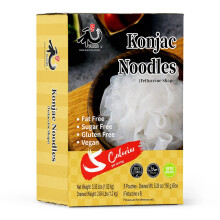 YUHO Shirataki Konjac Fettuccine, 8 x 190 g, Vegan, Low Calorie Food, Gluten Free, Fat Free, Keto Friendly, Low Carbs, Healthy Diet 53.61 Oz (1520 g)