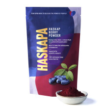 Haskapa | Superberry Powder | Made with 100% Natural Vegan Whole Haskap Berries | High in Vitamin C + Antioxidants | Gluten Free | Superfood Made from