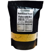 Nutritional Yeast Flakes 1kg - with B12 Vitamins Vegan Cheese Powder Alternative Dairy Free Flavouring - Cheesy Nutty Seasoning Savoury Flavour