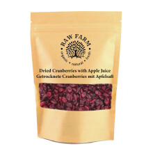 1 kg Dried Cranberries Sweetened with Apple Juice, No added Sugar