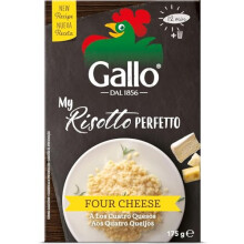 Riso Gallo My Risotto Perfetto Vegetarian Four Cheese, 175 g (Pack of 6)