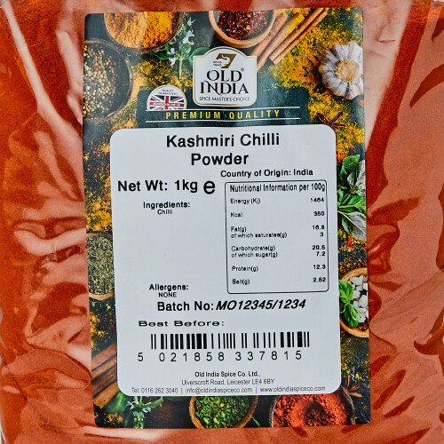 Old India Kashmiri Chilli Powder 1 Kg 1