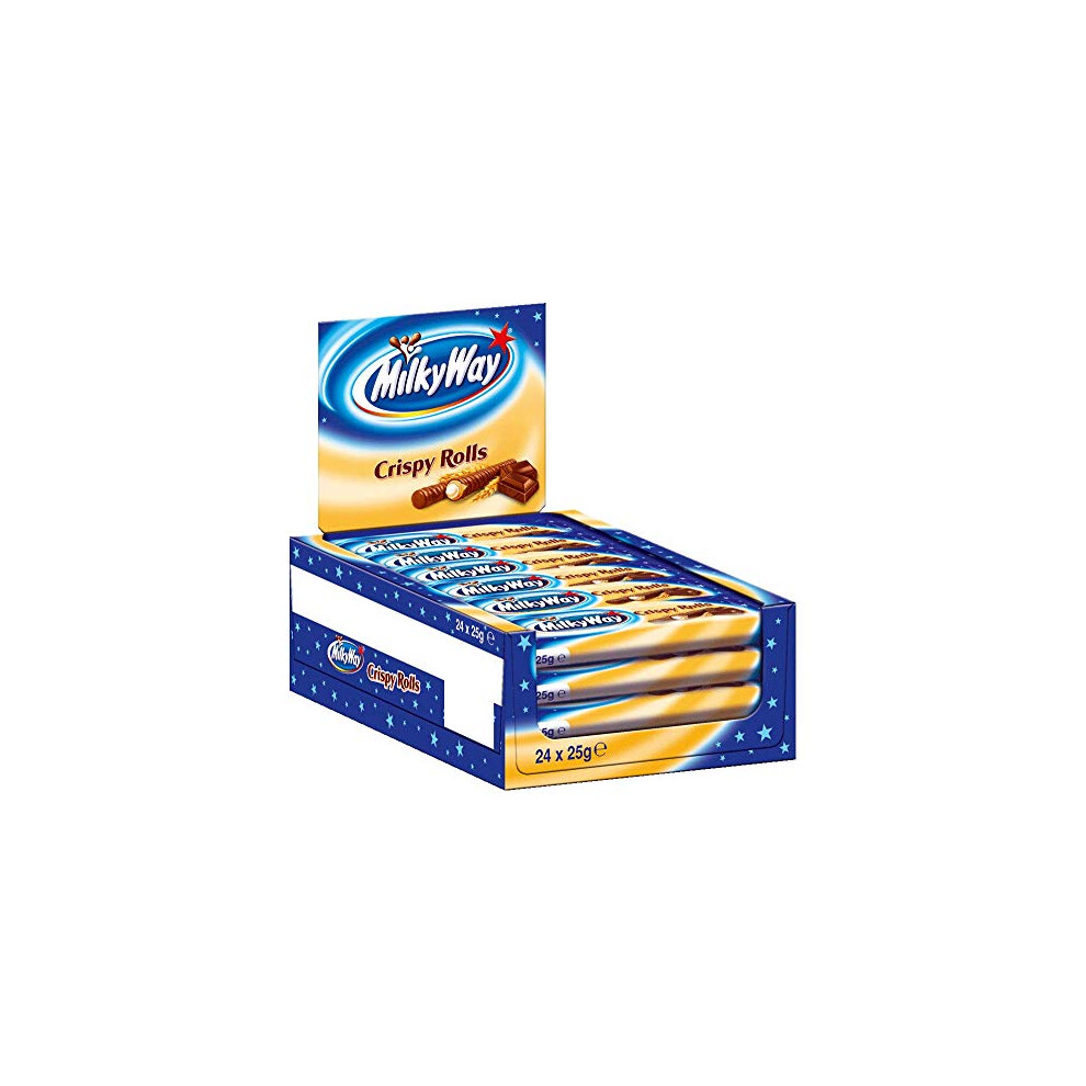 Milky Way Crispy Rolls 25 G (Pack Of 24)