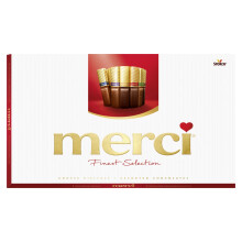 Merci Finest Milk & Dark Chocolate Variety Pack, Premium Selection, Gluten-Free, 400 g (Pack of 1)