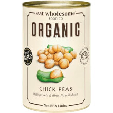 Eat Wholesome Organic Chick Peas 400g (Pack of 12)