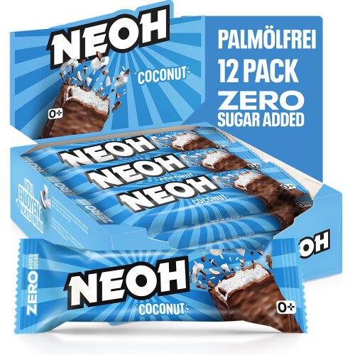 NEOH Low Carb Protein Bar (Coconut)-Pack of 12