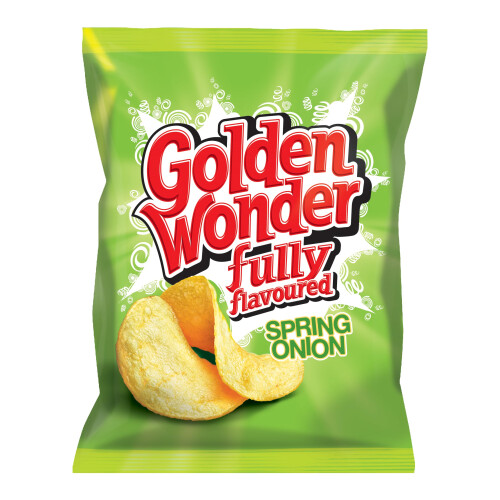 Golden Wonder - Crisps Spring Onion, 32 x 32.5g